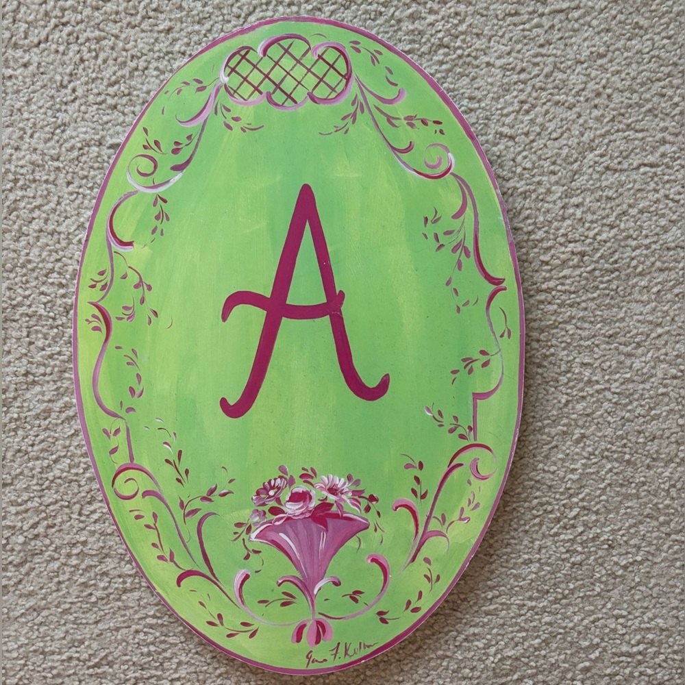 Letter A Wall Decor